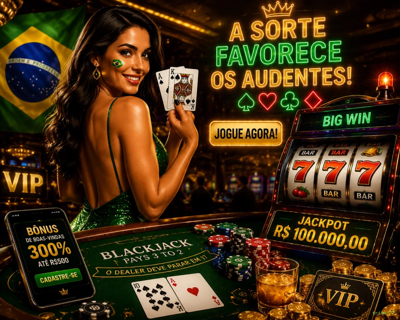 Slots online da tribo777 com jackpots progressivos
